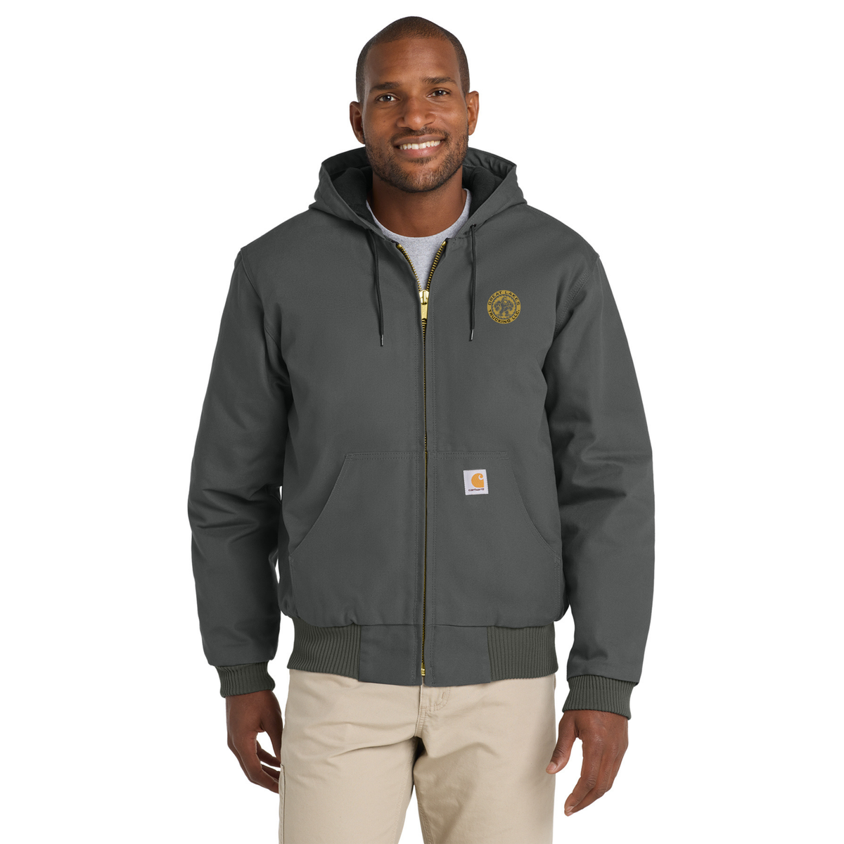 Carhartt® Quilted-Flannel-Lined Duck Active Jac