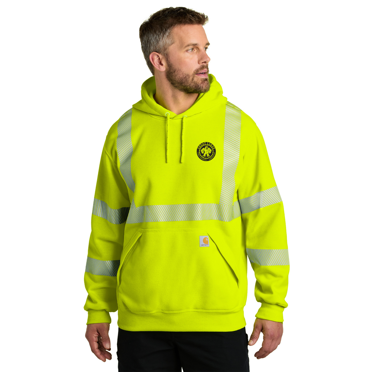 Carhartt® ANSI 107 Class 3 Hooded Sweatshirt