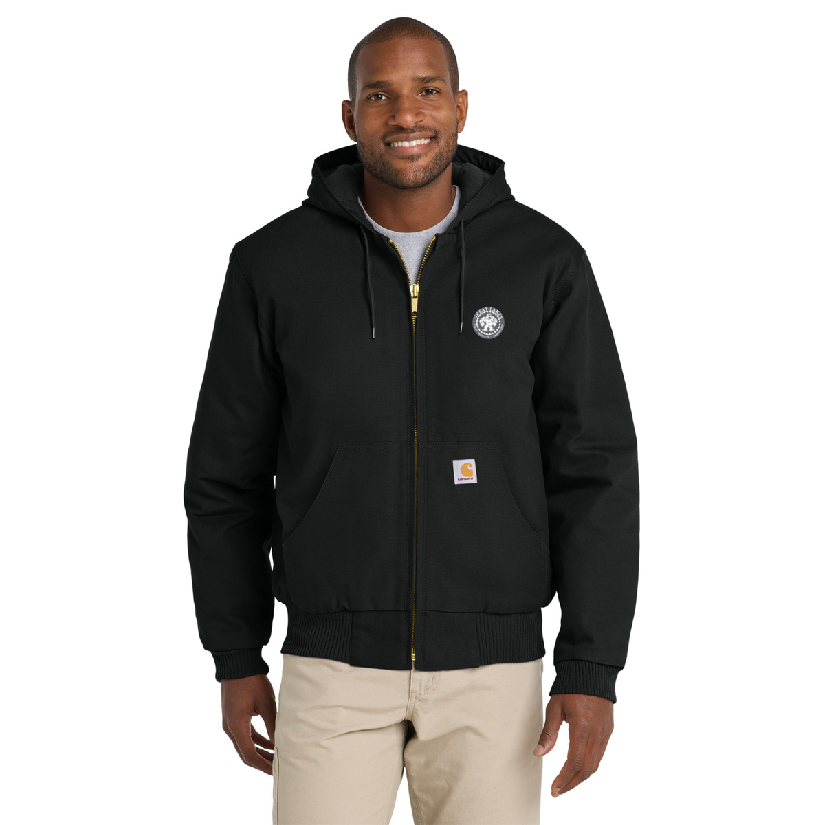 Carhartt® Quilted-Flannel-Lined Duck Active Jac