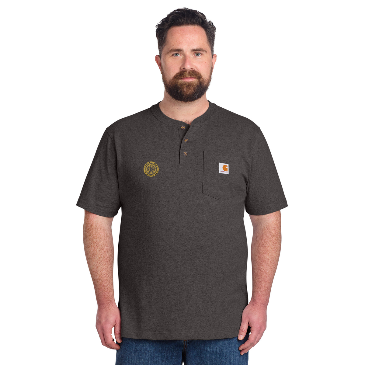 Carhartt® Short Sleeve Henley T-Shirt