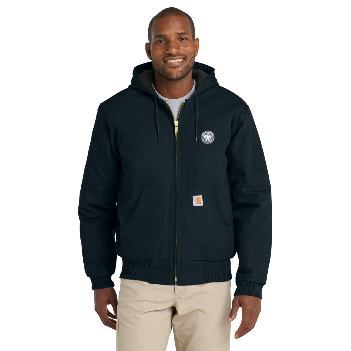 Carhartt® Quilted-Flannel-Lined Duck Active Jac