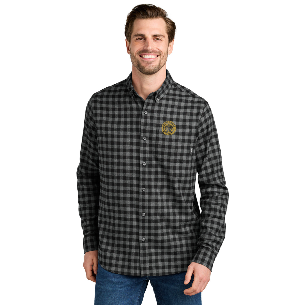 Eddie Bauer® Long Sleeve Favorite Flannel Plaid Shirt