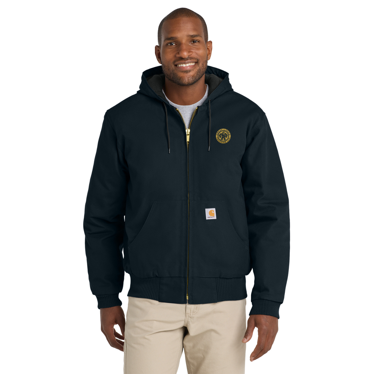 Carhartt® Quilted-Flannel-Lined Duck Active Jac