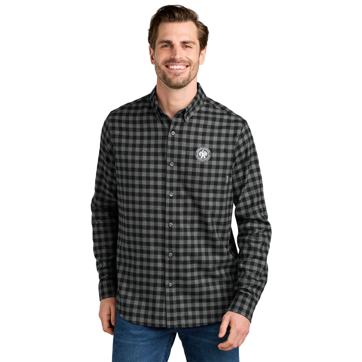 Eddie Bauer® Long Sleeve Favorite Flannel Plaid Shirt