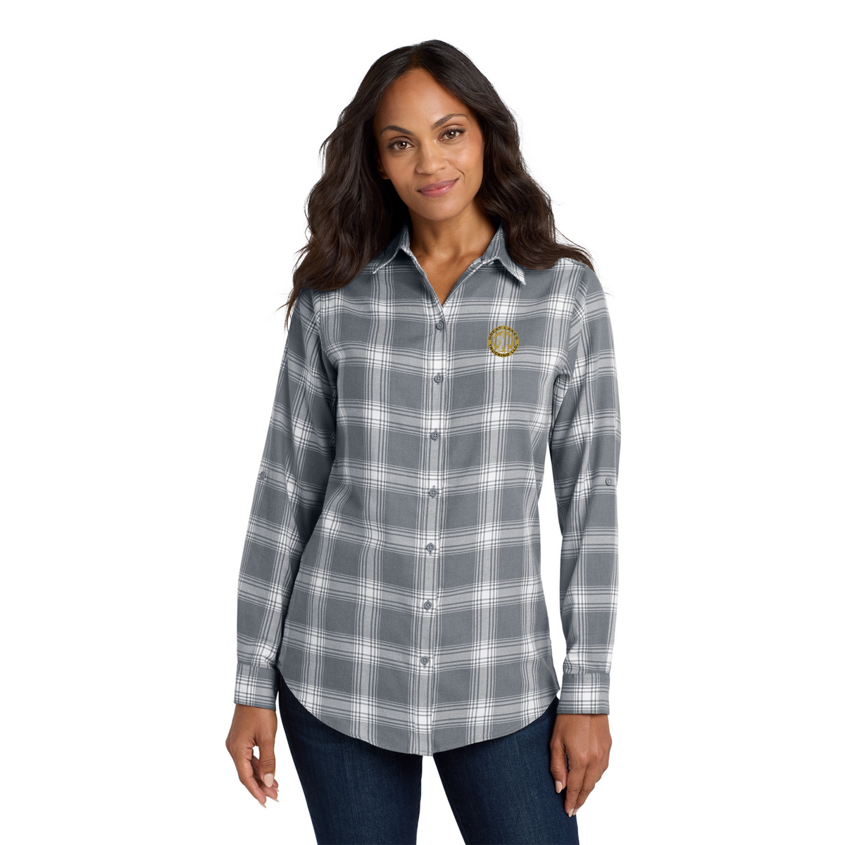 Port Authority® Women's Plaid Flannel Tunic