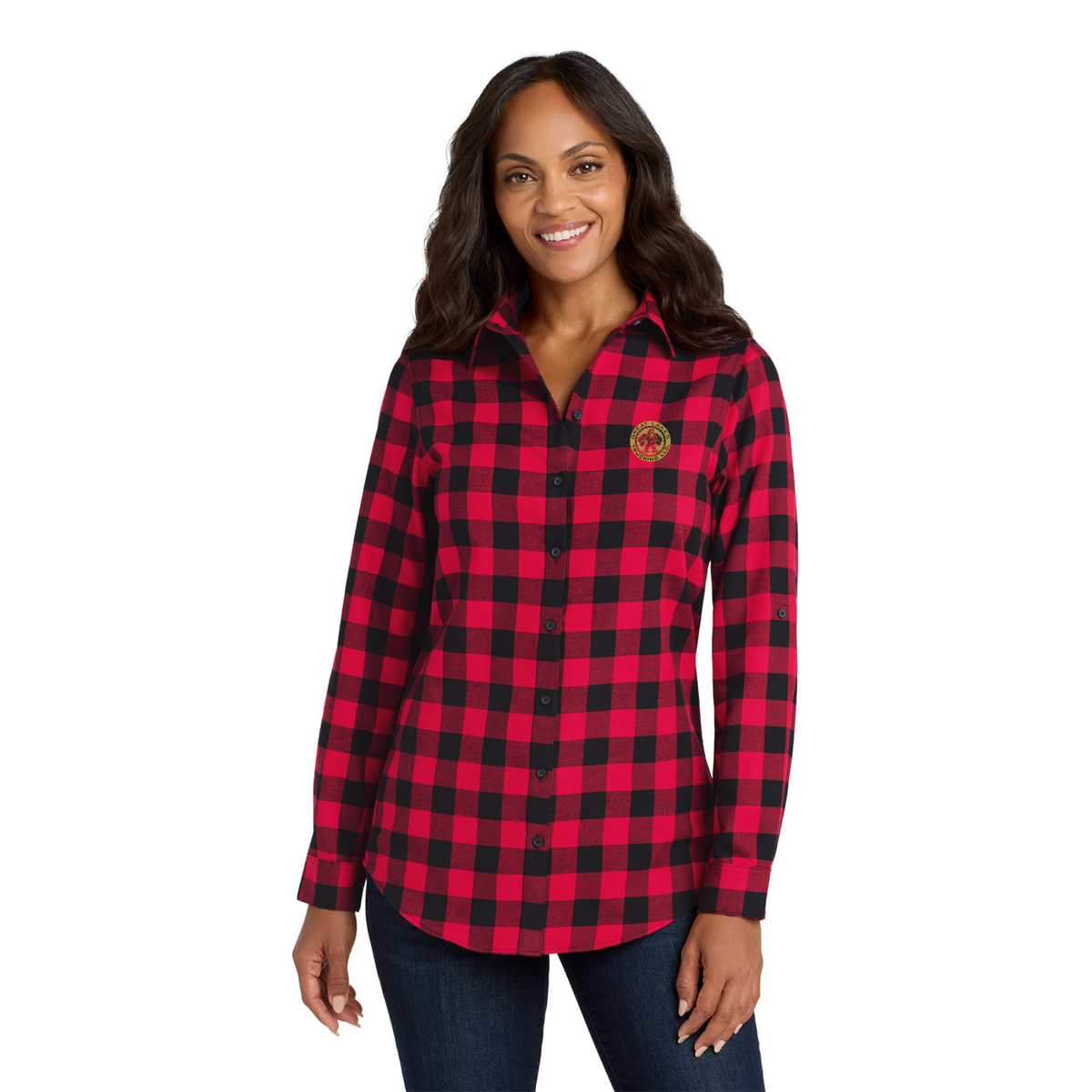 Port Authority® Women's Plaid Flannel Tunic
