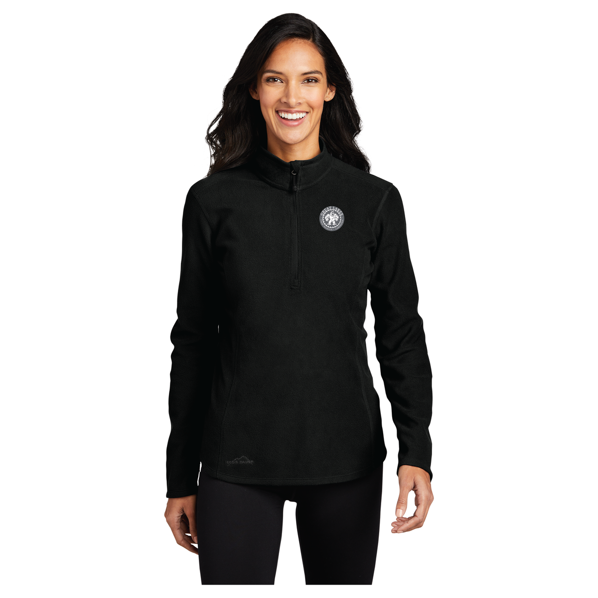 Eddie Bauer® Ladies 1/2-Zip Microfleece Jacket
