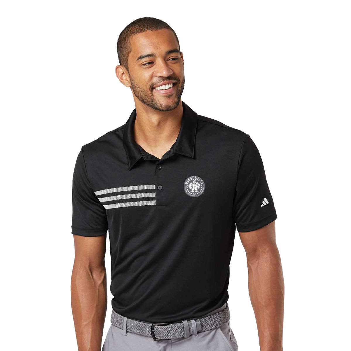 Adidas Men's 3-Stripes Chest Polo
