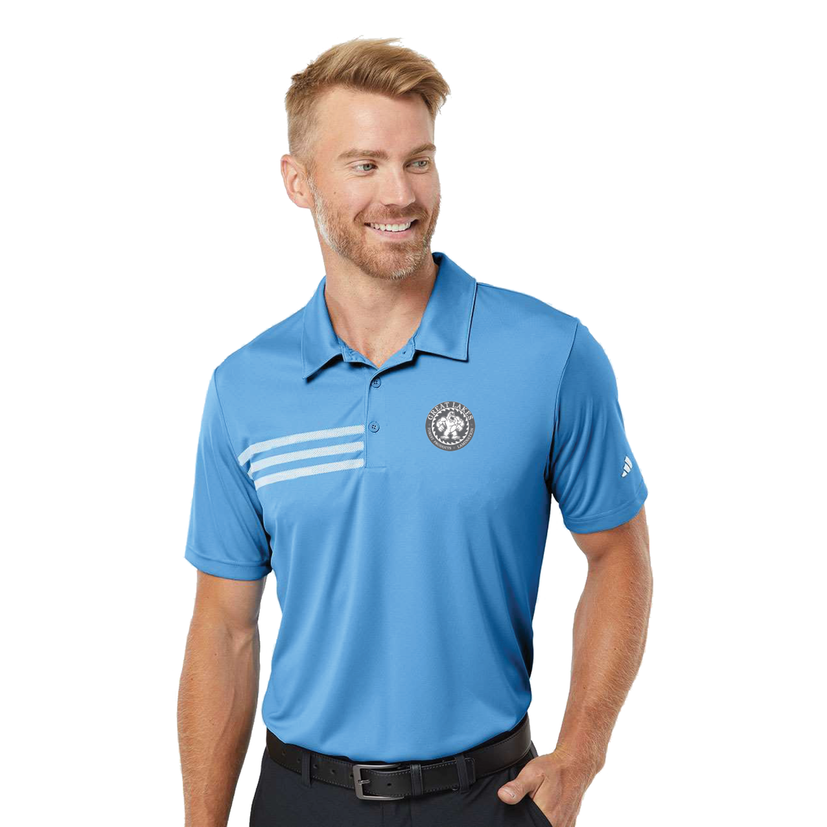 Adidas Men's 3-Stripes Chest Polo