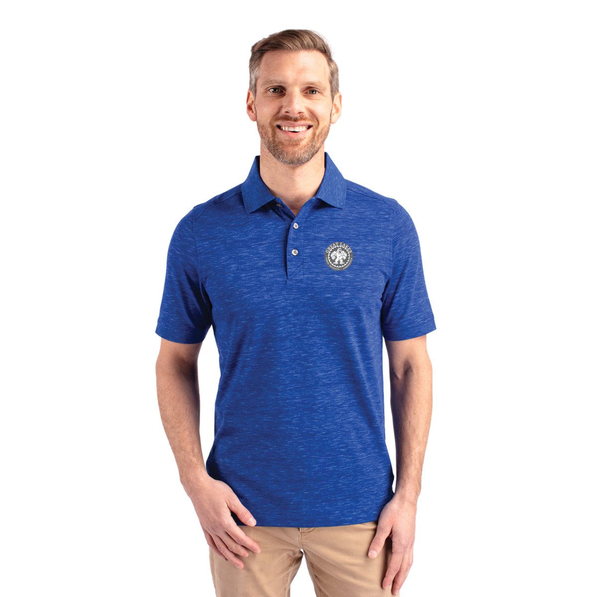 Cutter & Buck Advantage Mens Space-Dye Polo