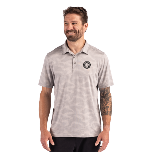 Cutter & Buck Coastline Camo Print Mens Polo