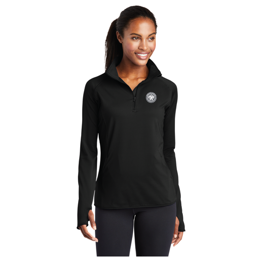 Sport-Tek® Ladies Sport-Wick® Stretch 1/4-Zip Pullover