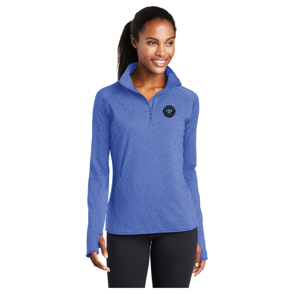 Sport-Tek® Ladies Sport-Wick® Stretch 1/4-Zip Pullover