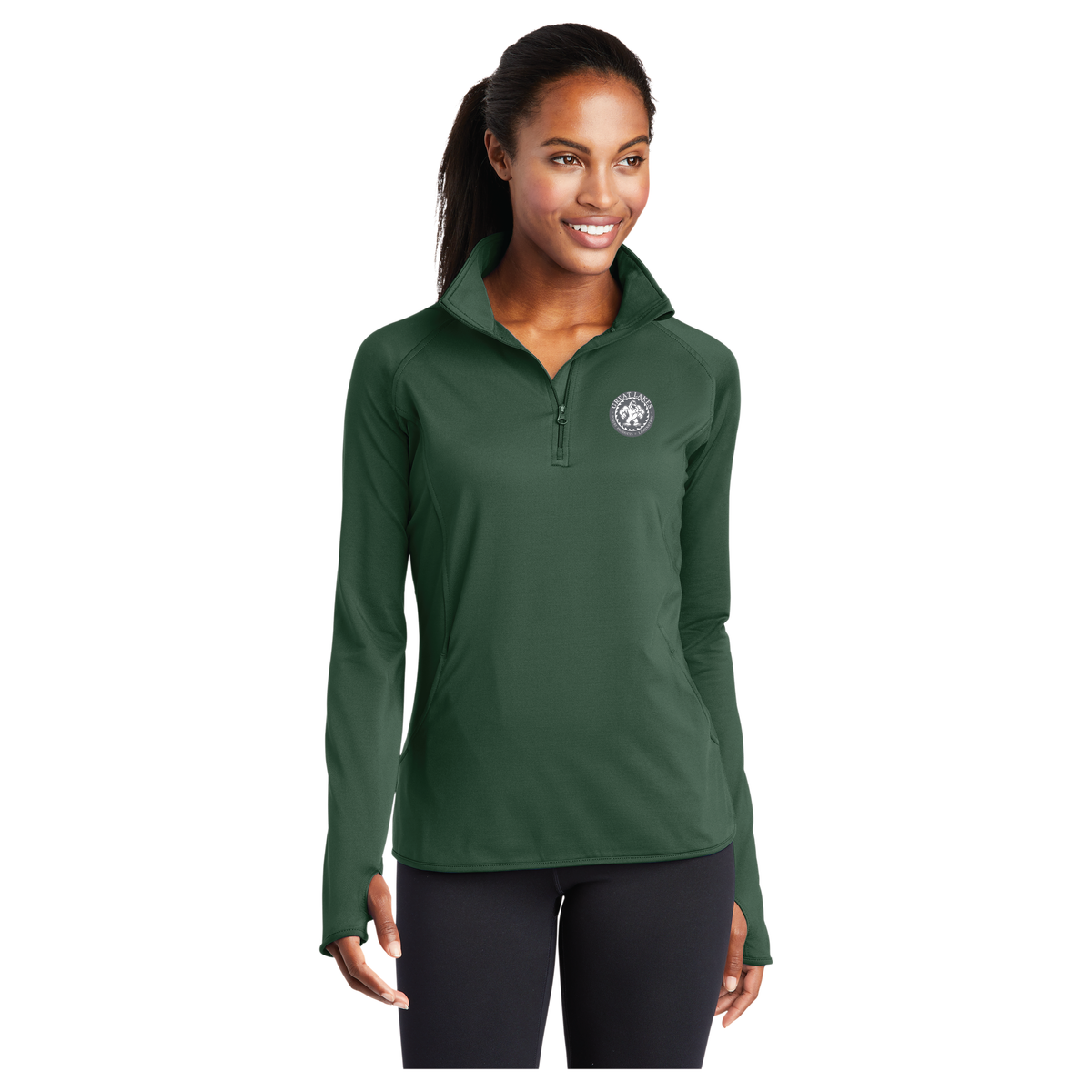 Sport-Tek® Ladies Sport-Wick® Stretch 1/4-Zip Pullover