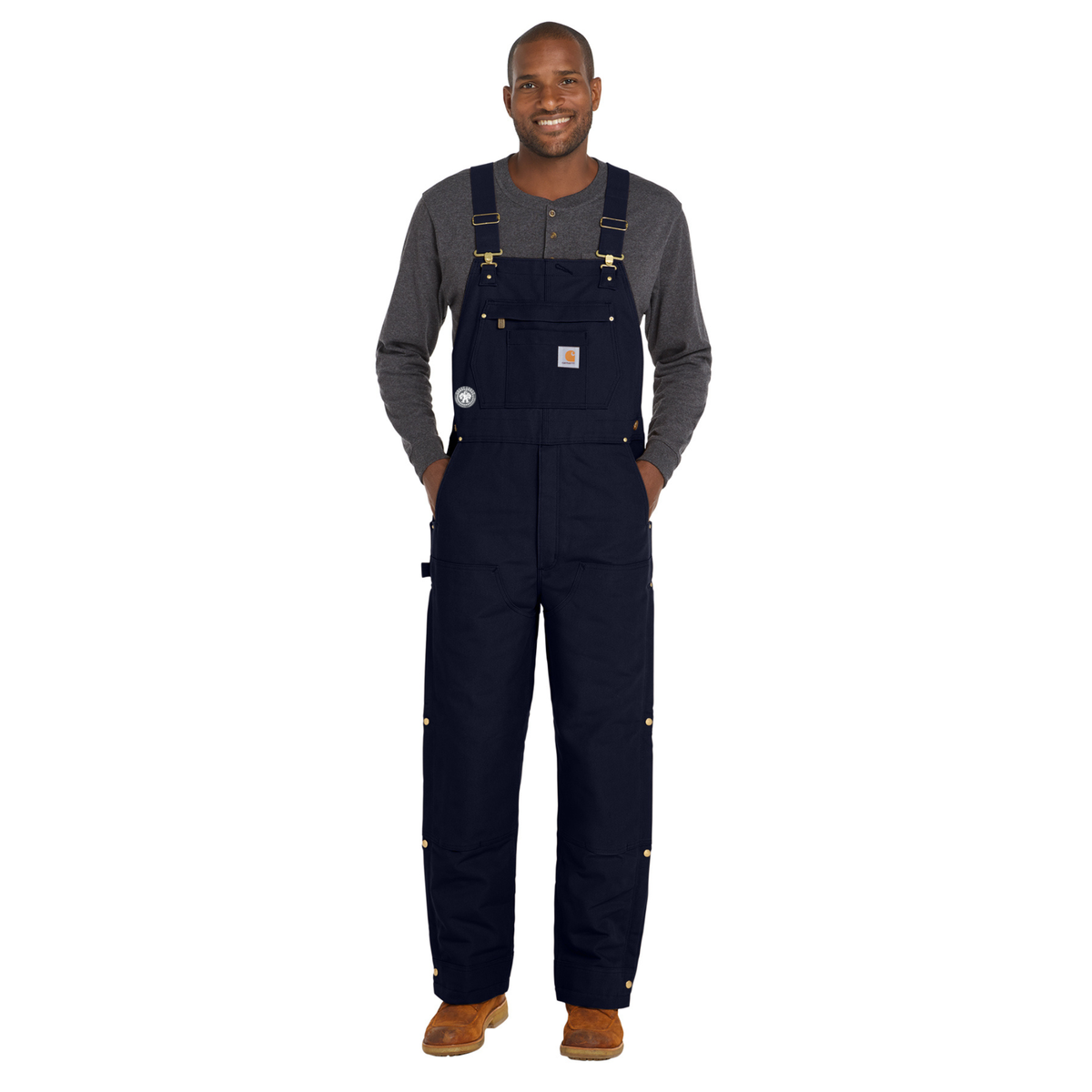 Carhartt® Tall Firm Duck Insulated Bib Overalls
